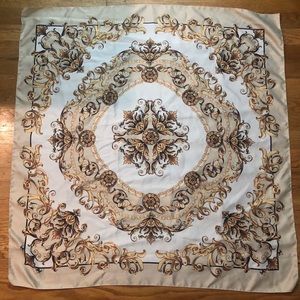 35x35’ silk scarf